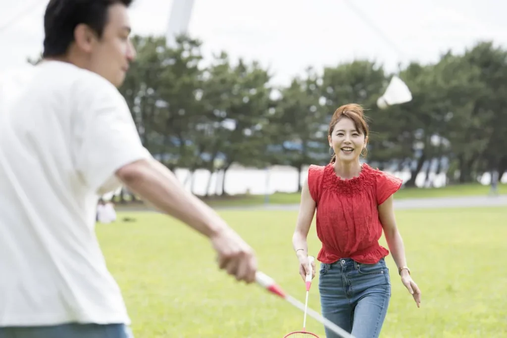 バドミントンデートの服装や髪型