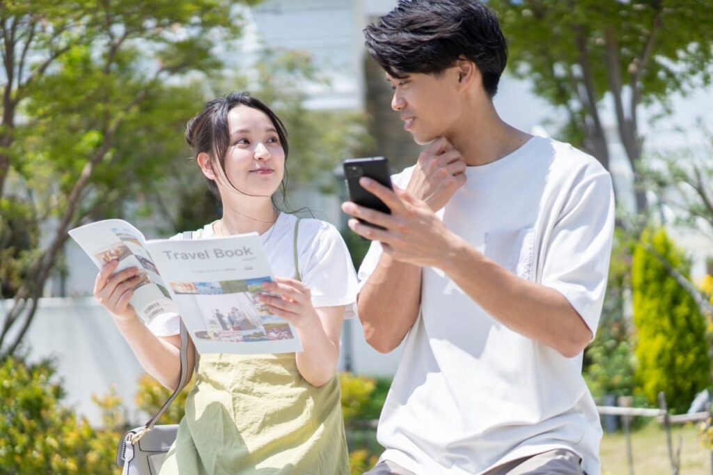 デートするカップル